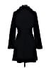 Steve Madden Solid Black Coat Size M - photo 2