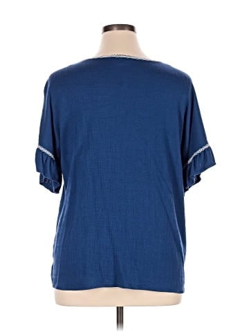 Max Studio Short Sleeve Blouse (view 2)