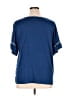 Max Studio Blue Short Sleeve Blouse Size 1X - photo 2