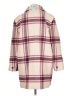 Ann Taylor Plaid Pink Coat Size Lg Petite - photo 2