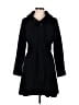 Steve Madden Solid Black Coat Size M - photo 1