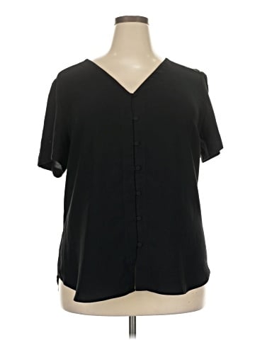 Ann Taylor Short Sleeve Henley (view 1)