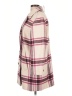 Ann Taylor Plaid Pink Coat Size Lg Petite - photo 5