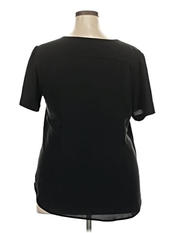 Ann Taylor Short Sleeve Henley (view 2)
