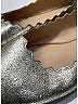 Chloé Metallic Silver Flats Size EU 37 - photo 3