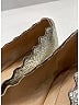Chloé Metallic Silver Flats Size EU 37 - photo 4