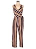 Speechless Stripes Gold Jumpsuit Size M - photo 1