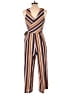 Speechless Stripes Gold Jumpsuit Size M - photo 2