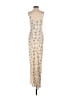 Aqua 100% Polyester Ivory Casual Dress Size XS - photo 2