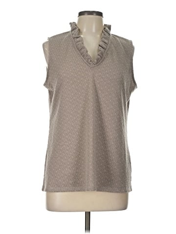 Anne Klein Sleeveless Blouse (view 1)