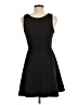 Aqua Solid Black Cocktail Dress Size M - photo 2