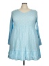 Torrid Blue Casual Dress Size 2X Plus (2) - photo 1