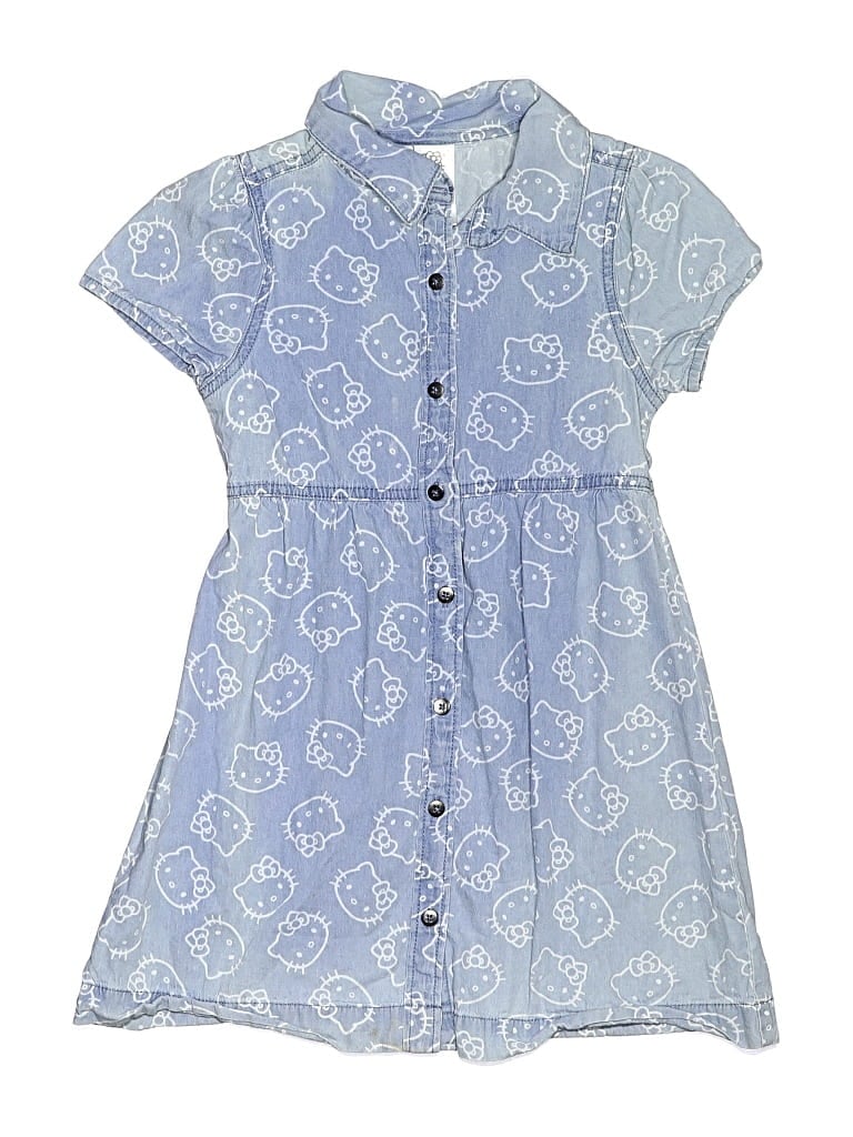 Pre-owned Hello Kitty Kids' Dress In Blue
