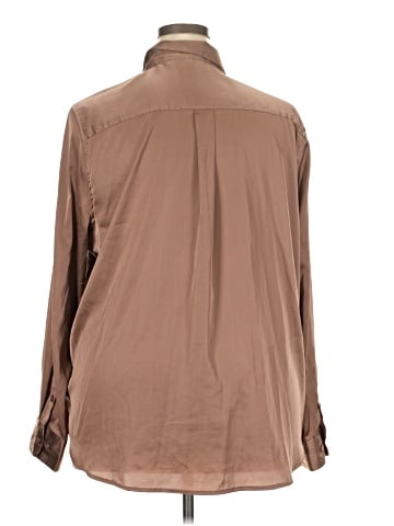 Equipment Long Sleeve Blouse (view 2)