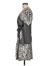 BCBGMAXAZRIA Paisley Gray Casual Dress Size Lg Petite - photo 5
