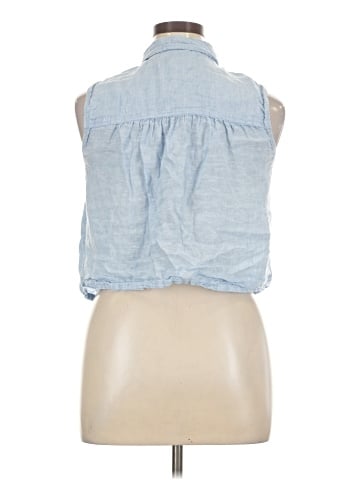 Nicole Miller New York Sleeveless Button-Down Shirt (view 2)
