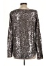 Abbeline Metallic Silver Pullover Sweater Size L - photo 2