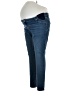 Gap - Maternity Solid Blue Jeans Size 14 - photo 1