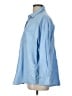 Old Navy 100% Cotton Color Block Blue Long Sleeve Button-Down Shirt Size L - photo 5