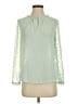 HD in Paris 100% Polyester Green Long Sleeve Blouse Size 2 - photo 1