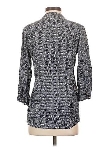 Rock Flower Paper 3/4 Sleeve Button-Down Shirt (view 2)
