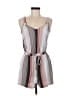 Derek Heart Stripes Gray Romper Size M - photo 1