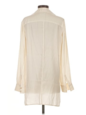 FRAME Long Sleeve Silk Top (view 2)