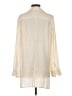 FRAME 100% Silk Ivory Long Sleeve Silk Top Size S - photo 2