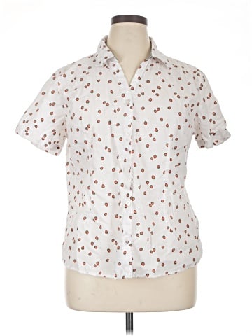 Basic Editions Short Sleeve Blouse (view 1)