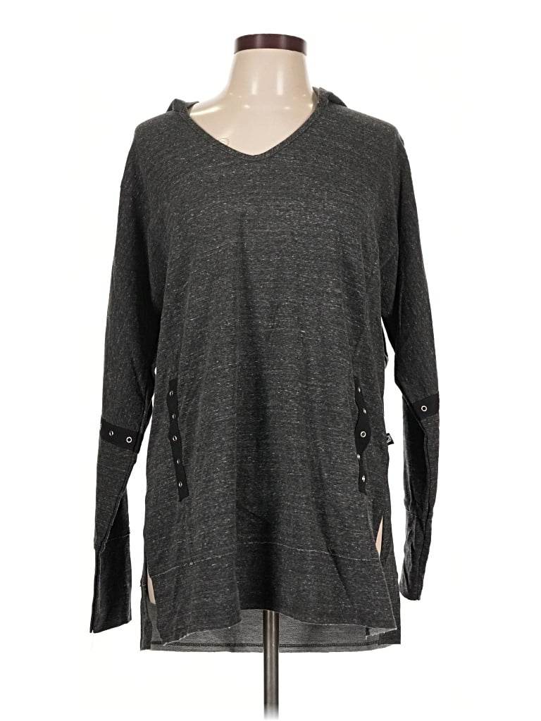 Pre-owned Terez Pullover Sweater In Gray