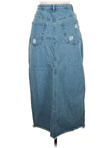 Daisy Street Denim Skirt (view 2)