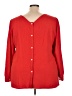 Ann Taylor LOFT 100% Polyester Red Long Sleeve Blouse Size 22 - photo 2
