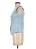 Zara Blue Sleeveless Blouse Size S - photo 5