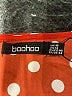 Boohoo 100% Polyester Polka Dots Red Casual Dress Size 14 - photo 7