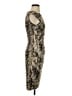 Cache Animal Print Gray Cocktail Dress Size XS - photo 4