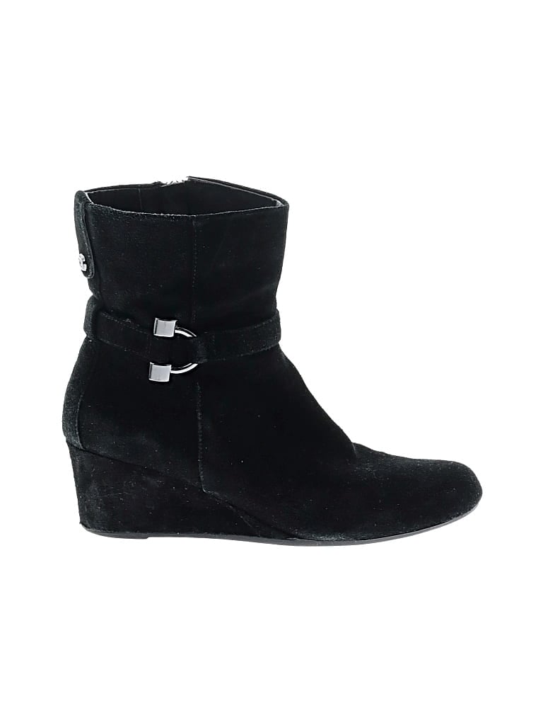 Pre-owned Bandolino Ankle Boots In Black