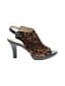 Naturalizer Animal Print Brown Sandals Size 9 - photo 1