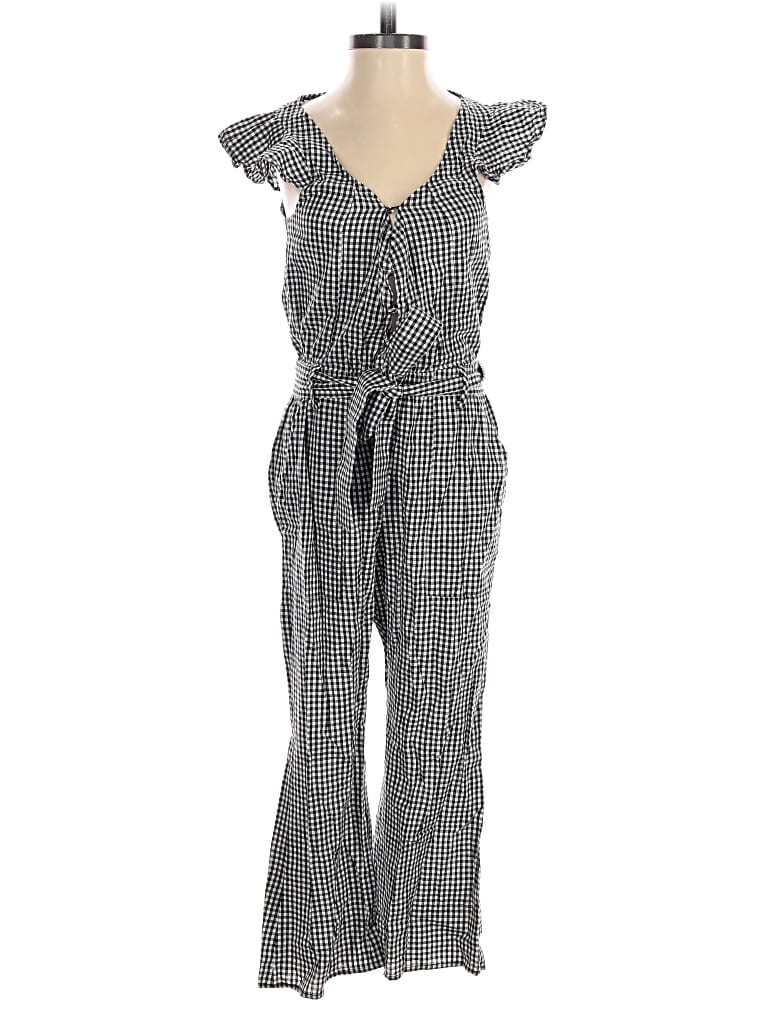 Pre-owned For Love & Lemons Jumpsuit In Gray