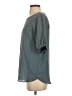 Ann Taylor LOFT Outlet 100% Polyester Gray 3/4 Sleeve Blouse Size S - photo 5