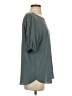 Ann Taylor LOFT Outlet 100% Polyester Gray 3/4 Sleeve Blouse Size S - photo 4
