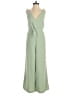 Shinestar Solid Green Jumpsuit Size XS - photo 1