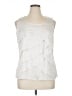 Rafaella 100% Polyester Ivory Sleeveless Blouse Size XL - photo 1