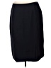 Apostrophe Solid Black Formal Skirt Size 12 - photo 2