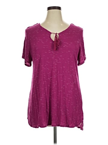 Faded Glory Short Sleeve Henley (view 1)