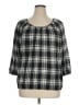 MICHAEL Michael Kors Black 3/4 Sleeve Blouse Size XL - photo 1