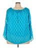 AGB Teal 3/4 Sleeve Blouse Size 3X - photo 1