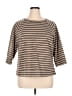 Boden 100% Cotton Stripes Brown Sweatshirt Size 16 - photo 1