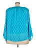 AGB Teal 3/4 Sleeve Blouse Size 3X - photo 2