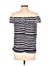 Miin 100% Polyester Blue Short Sleeve Top Size L - photo 2