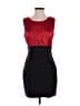 Express Color Block Red Cocktail Dress Size 8 - photo 1